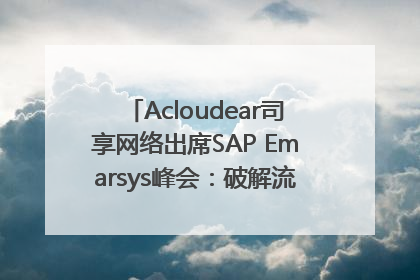 Acloudear司享网络出席SAP Emarsys峰会：破解流量困局，驱动精准增长